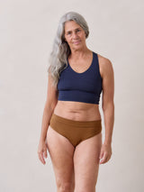 Free Label slow fashion bamboo bra goldie bra in navy