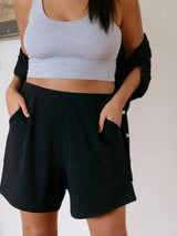 BLACK MAGGIE PJ SHORT