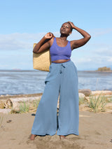 sloane pant ultra wide leg cotton gauze pant bohemian style