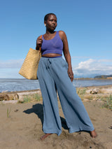 sloane pant ultra wide leg cotton gauze pant bohemian style