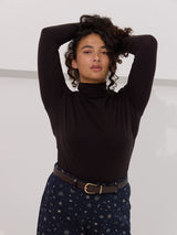 Canadian made sustainable mockneck top