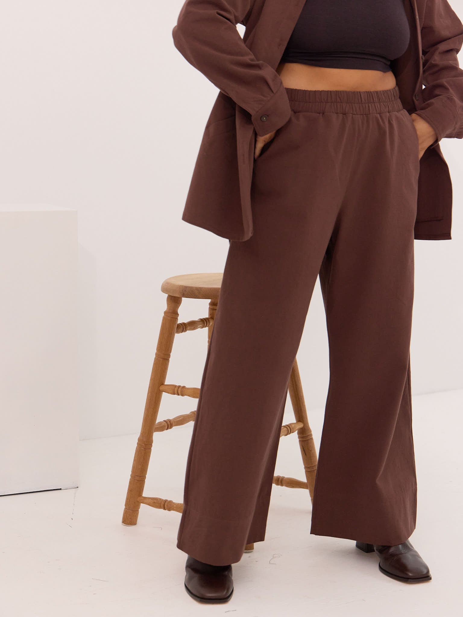 ESPRESSO ORGANIC COTTON LORETTA PANT