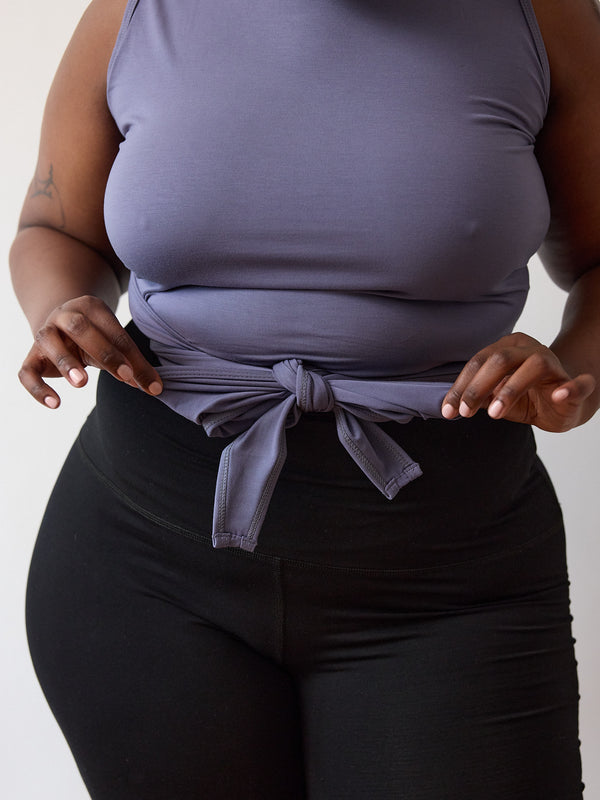 Plus Size tank top - Made in Vancouver - Versatile style options - High neck or low neck  