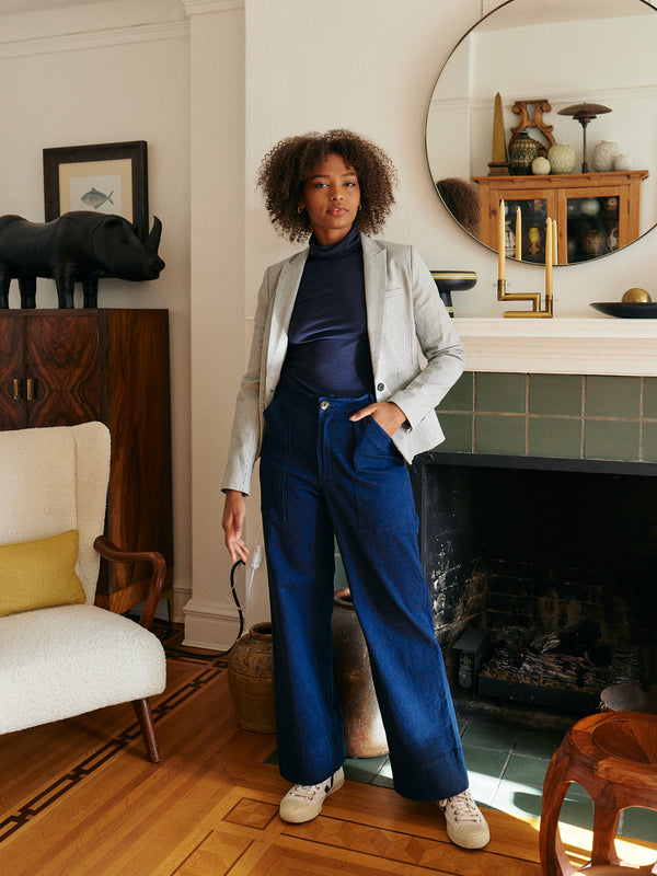 DARK DENIM STEVIE PANT