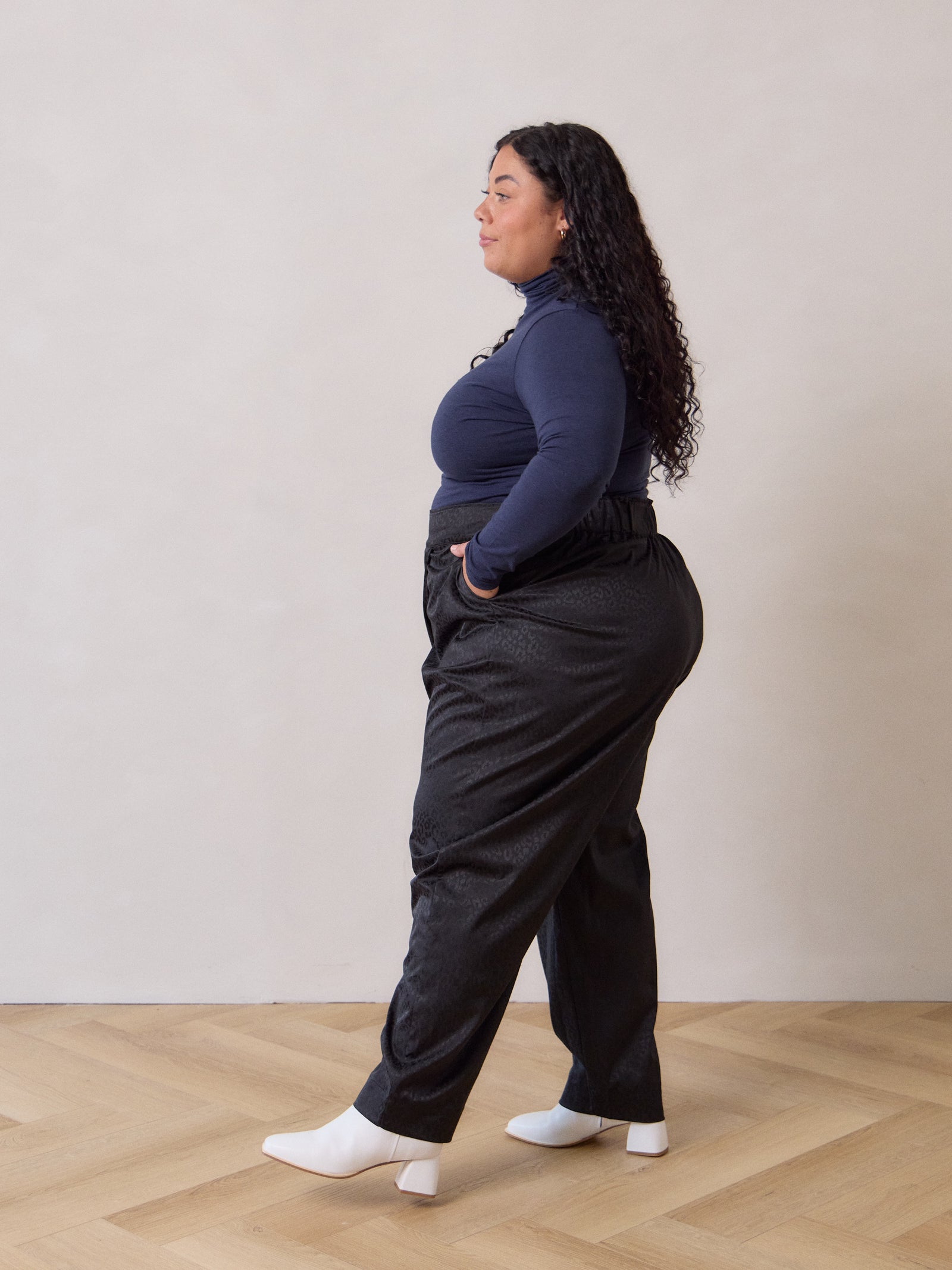 BLACK LEOPARD AVA PANT – Free Label
