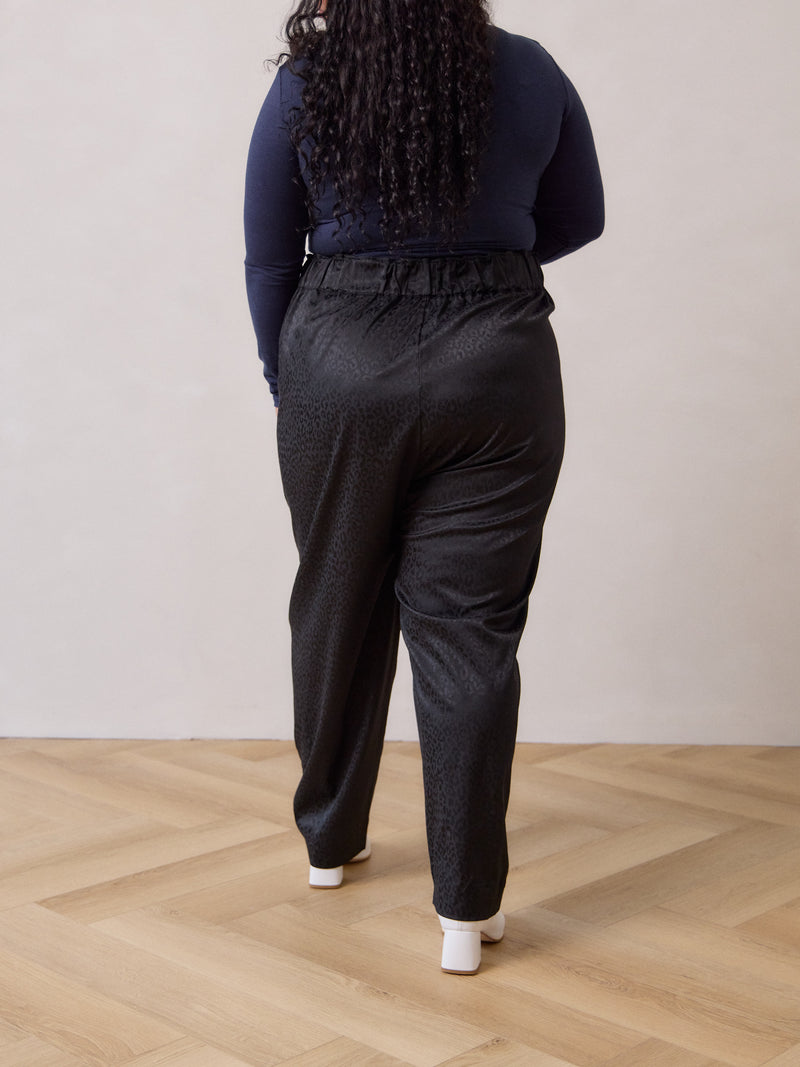 Free Label wrap Ava Pant work friendly straight leg plus size trouser