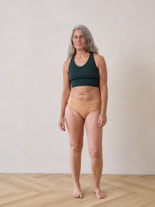 Free Label Forest Goldie Bra, bamboo raceback lounge bra