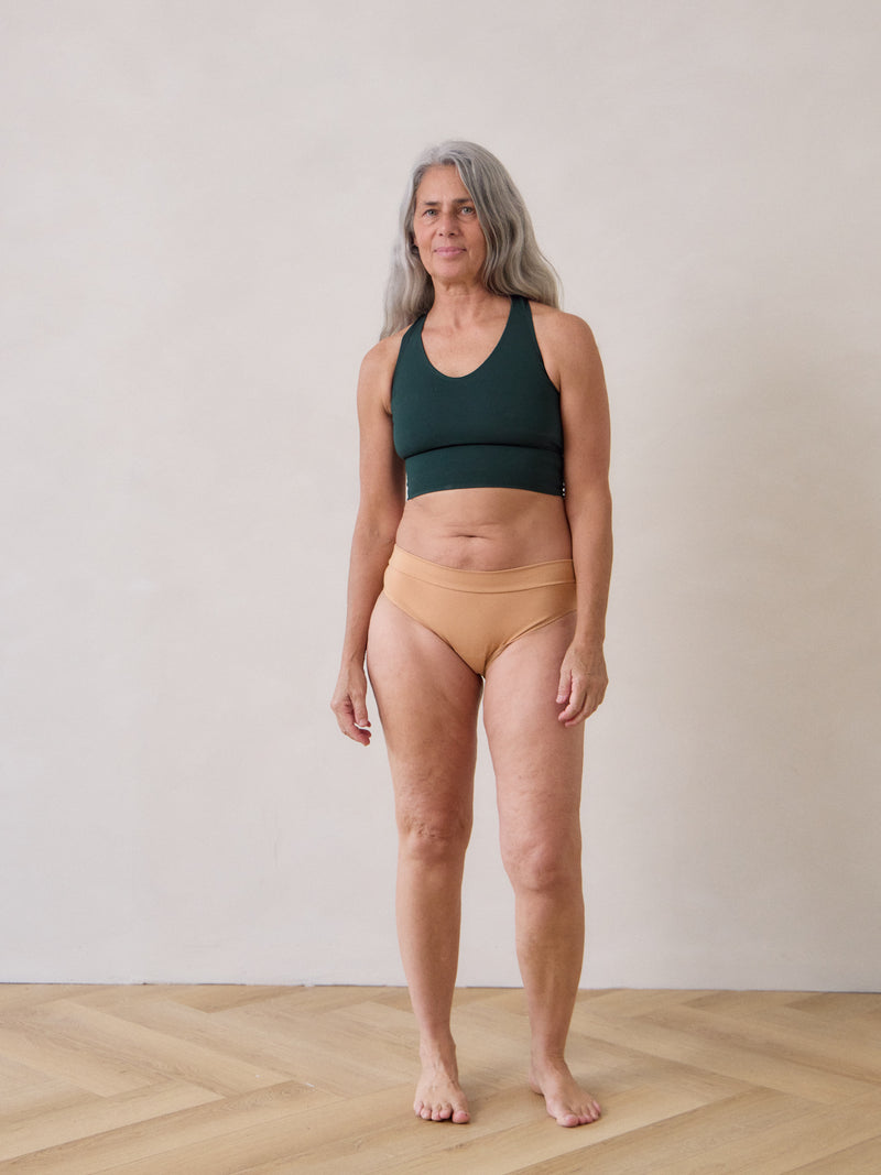 Free Label Forest Goldie Bra, bamboo raceback lounge bra