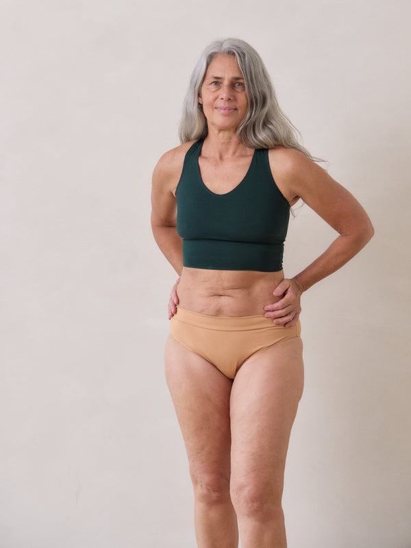 Free Label Forest Goldie Bra, bamboo raceback lounge bra