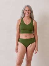 Free Label Moss Goldie Bra, bamboo raceback lounge bra