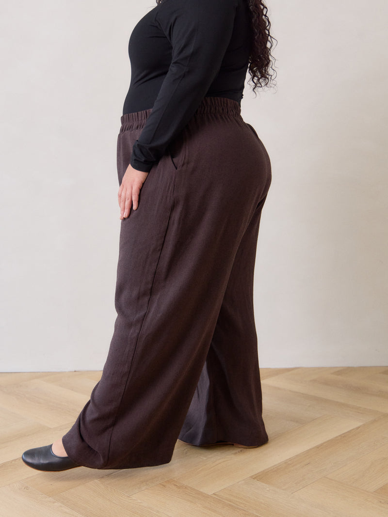 Free Label Loretta wide leg pant in gothic