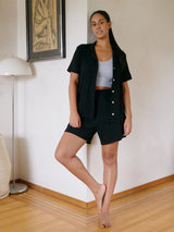 BLACK MAGGIE PJ SHIRT