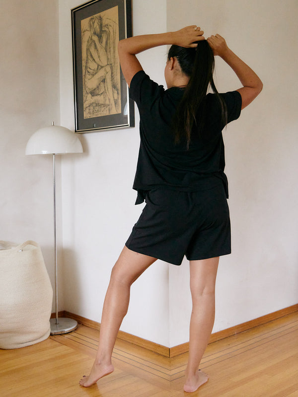 BLACK MAGGIE PJ SHIRT