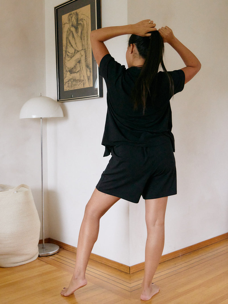 BLACK MAGGIE PJ SHIRT