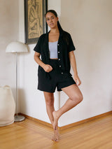 BLACK MAGGIE PJ SHIRT