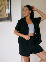 BLACK MAGGIE PJ SHIRT