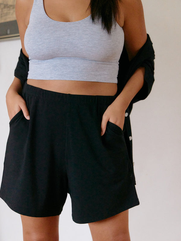 BLACK MAGGIE PJ SHORT