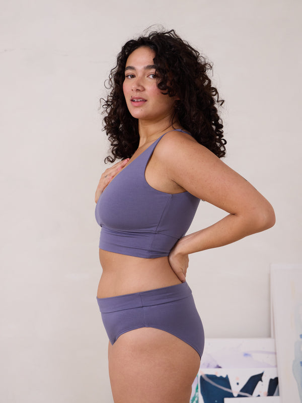 Canadian made underwear, pebble Kimmie undie by Free Label