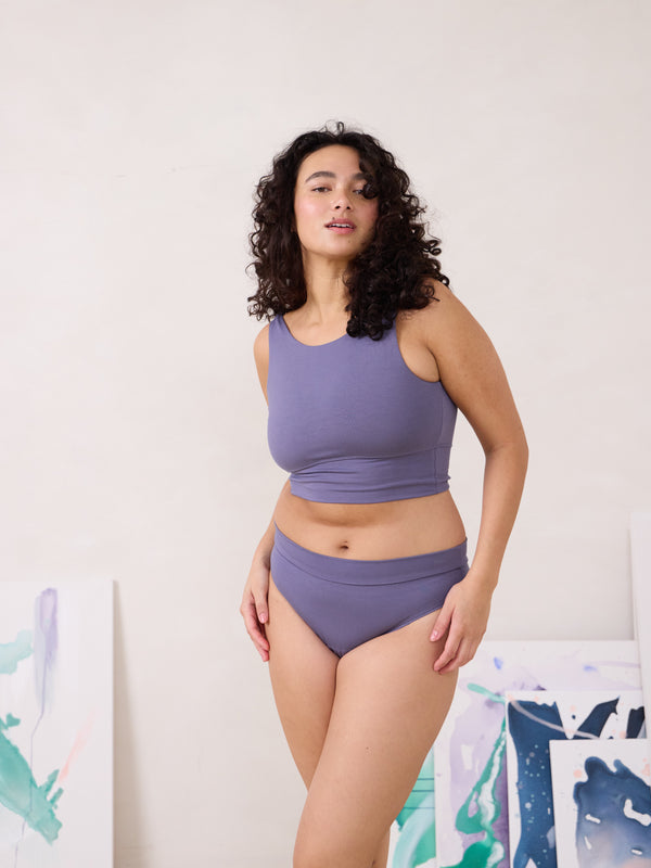 Canadian made underwear, pebble Kimmie undie by Free Label