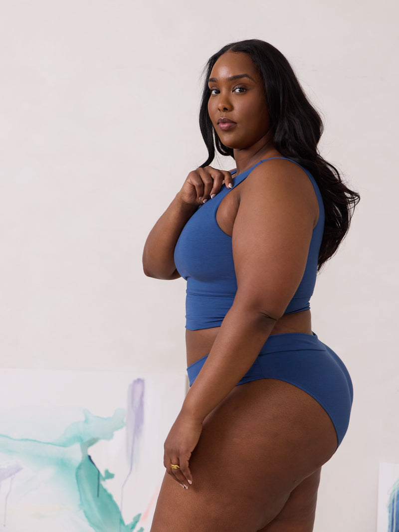 Atlantic Andie Bra by Free Label clothing. Sustainable ethically made bra