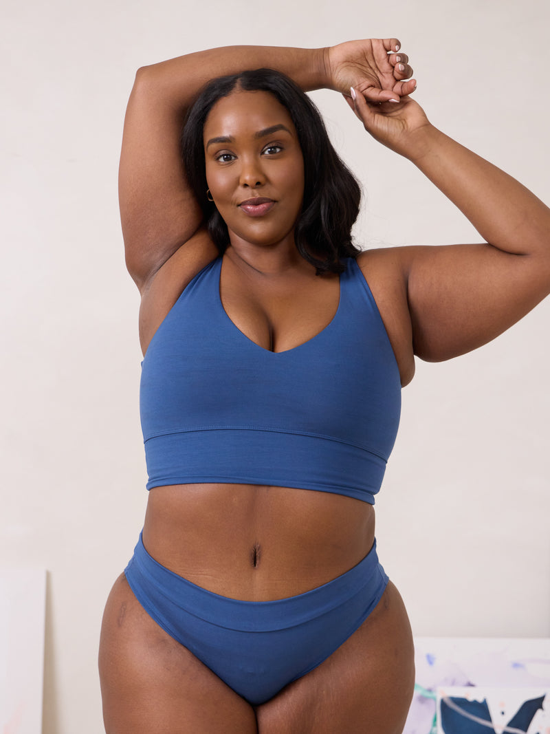 Atlantic Andie Bra by Free Label clothing. Sustainable ethically made bra