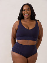 Ink Andie Bra by Free Label clothing. Reversible Canadian made bamboo bra