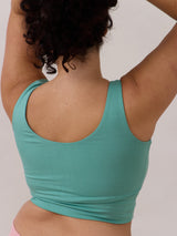 Free Label Seafoam Becky Bra, made in canada bamboo bra for big busts. Size inclusive slow fashion