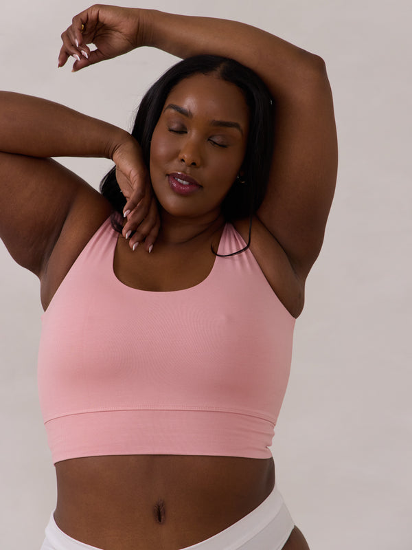 Free Label Ballet Becky Bra, made in canada bamboo bra for big busts. Size inclusive slow fashion .