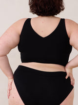 Free Label black becky bra wireless bra for big busts made in canada plus size