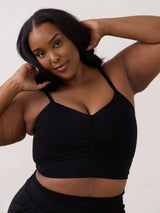 Canadian made bamboo bralette for big busts carrie bra free label