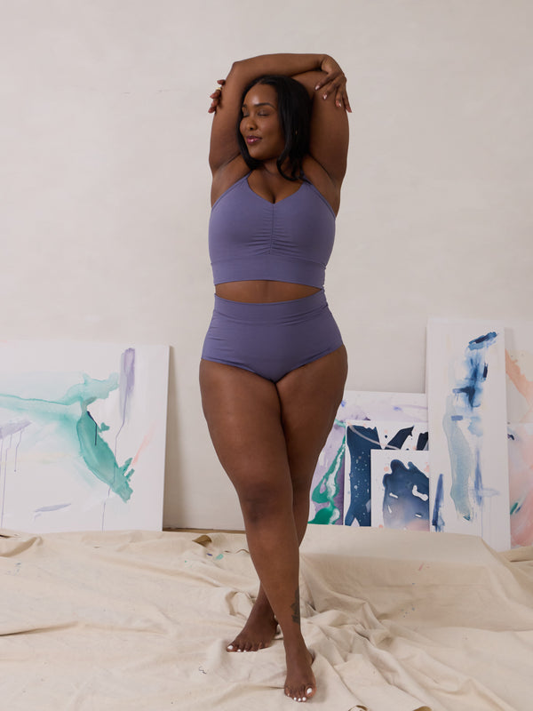 SLow fashion high rise underwear - free label kealy undie