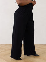 comfortable black pant made in canada - ethical navy pant made in canada - made in canada sets - flowy black pant made in canada - matching black set made in canada