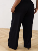 comfortable black pant made in canada - ethical navy pant made in canada - made in canada sets - flowy black pant made in canada - matching black set made in canada
