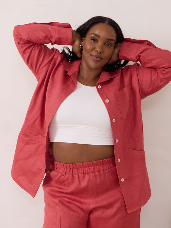 RASPBERRY CORA SHACKET