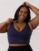 Ink Sonny Bra by Free Label. Best bamboo bra made in Canada nursing friendly