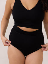 Free Label high rise bamboo underwear made in canada