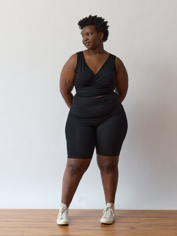 Summer Wrap Tank Top - Bamboo Tank Top - Ethical Slow Fashion Tank Top - Carrie Tank - Free Label - Vancouver based clothing brand tank top 