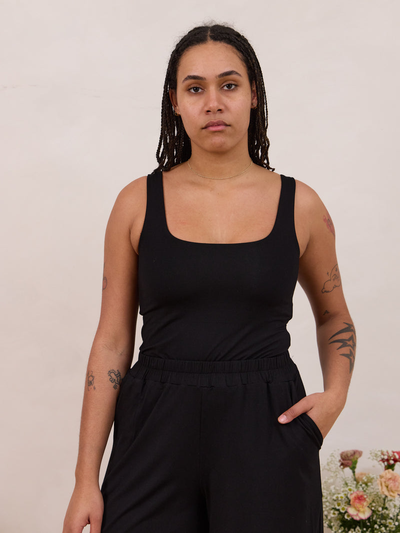 BLACK RINA TANK