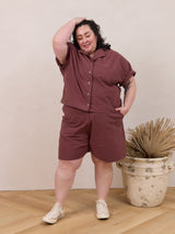 plus size cotton button down shirt unisex canadian slow fashion