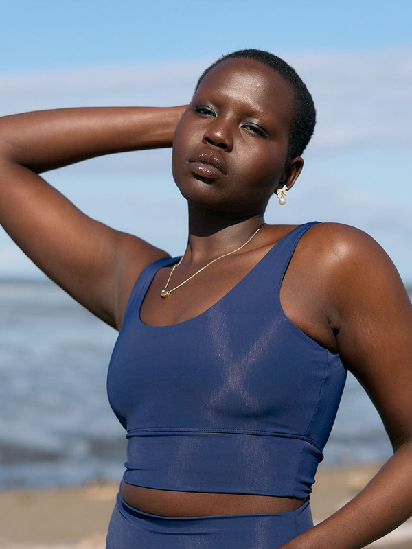 Free Label slow fashion sustainable swimwear in algae