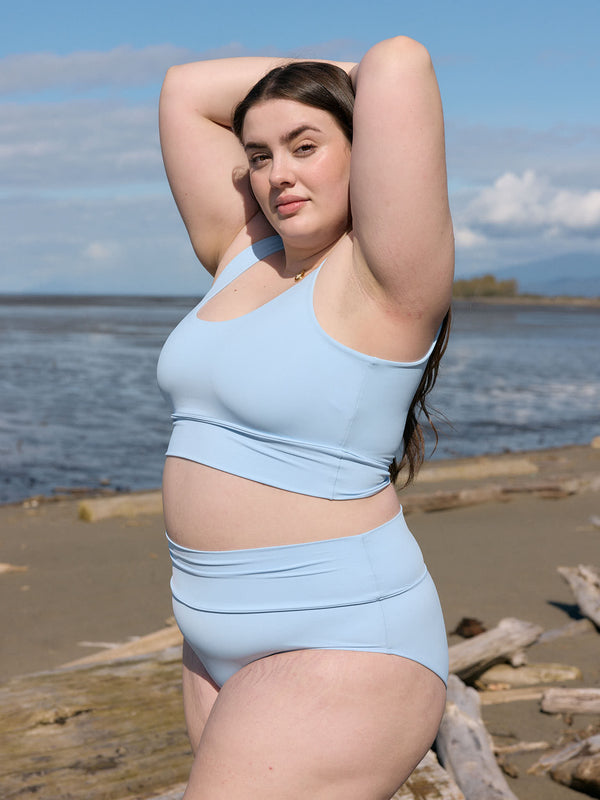 Free Label sustainable swimwear plus size made in canada