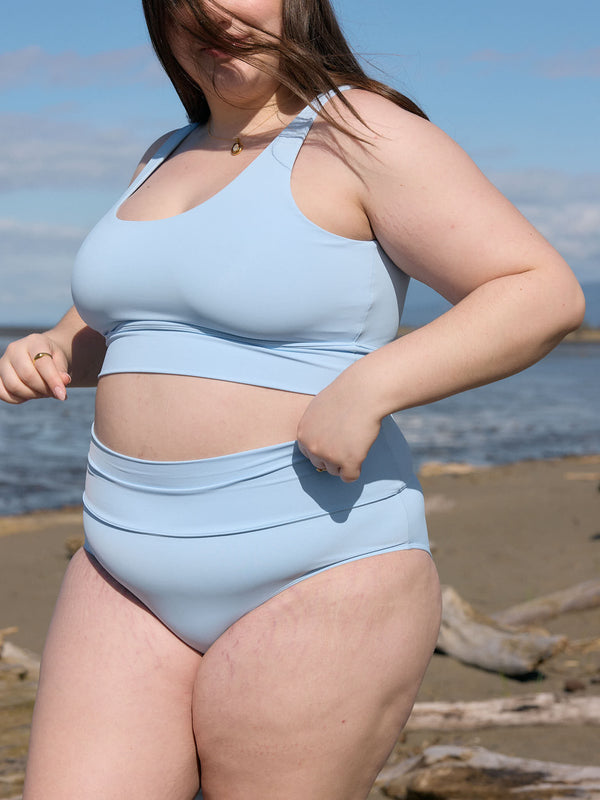Free Label sustainable swimwear plus size made in canada