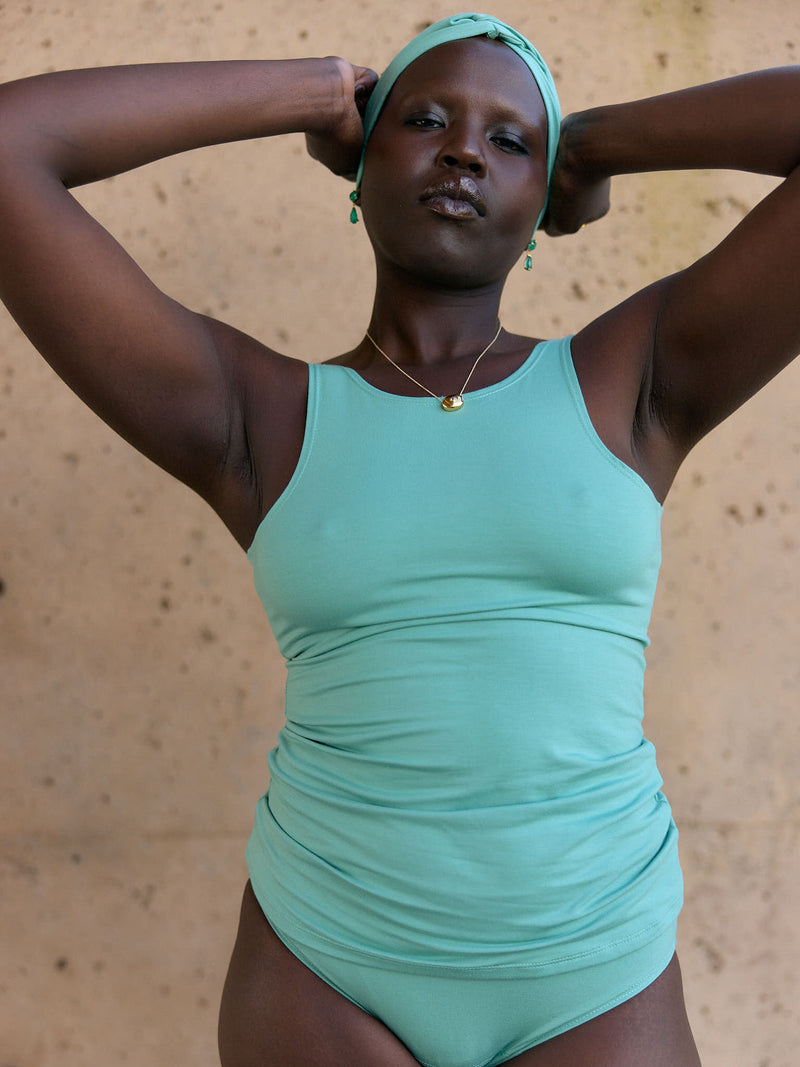 free label bamboo tank top made in canada