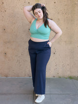 Free Label Ink bamboo loretta pants wide leg plus size pants