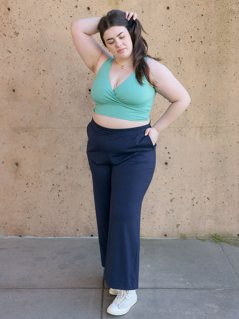 Free Label Ink bamboo loretta pants wide leg plus size pants