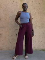 Free Label bamboo wide leg pants made in Canada