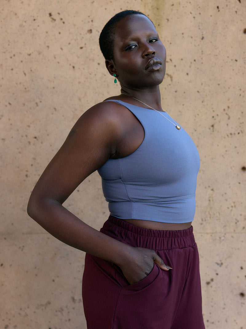 Free Label canadian made reversible nursing friendly bamboo bra
