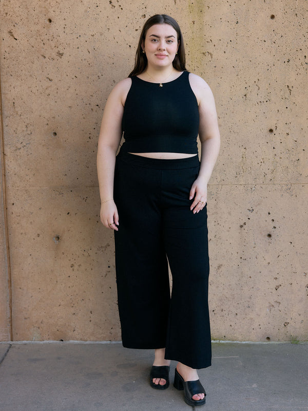 Free Label Ink bamboo loretta pants wide leg plus size pants