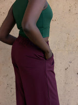 Free Label bamboo wide leg pants made in Canada
