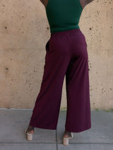 Free Label bamboo wide leg pants made in Canada